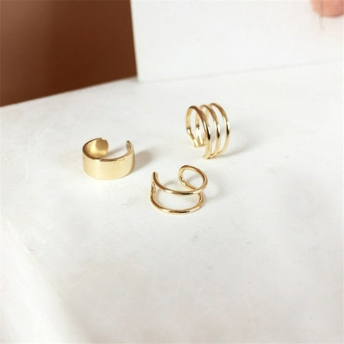 Boucles d'Oreilles Clip Cristal Plante — Style Tendance