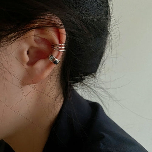 Boucles d'Oreilles Clip Cristal Plante — Style Tendance