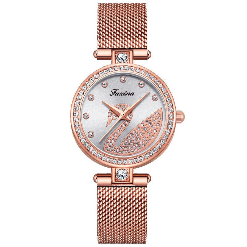 Coffret-cadeau femme cinq pièces, montre élégante et raffinée