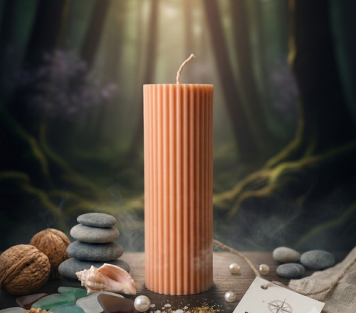 Ribbed Candle