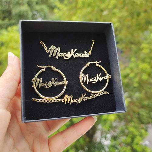 Adorable mini parure de bijoux personnalisée