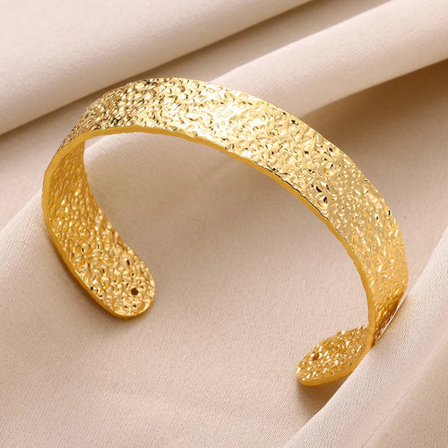 Bracelet Manchette Ouvert Vintage — Acier Inoxydable