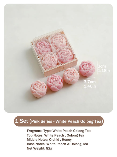 Bougie Marguerite Artisanale — Cire de Soja, 6 Couleurs & Déco Florale