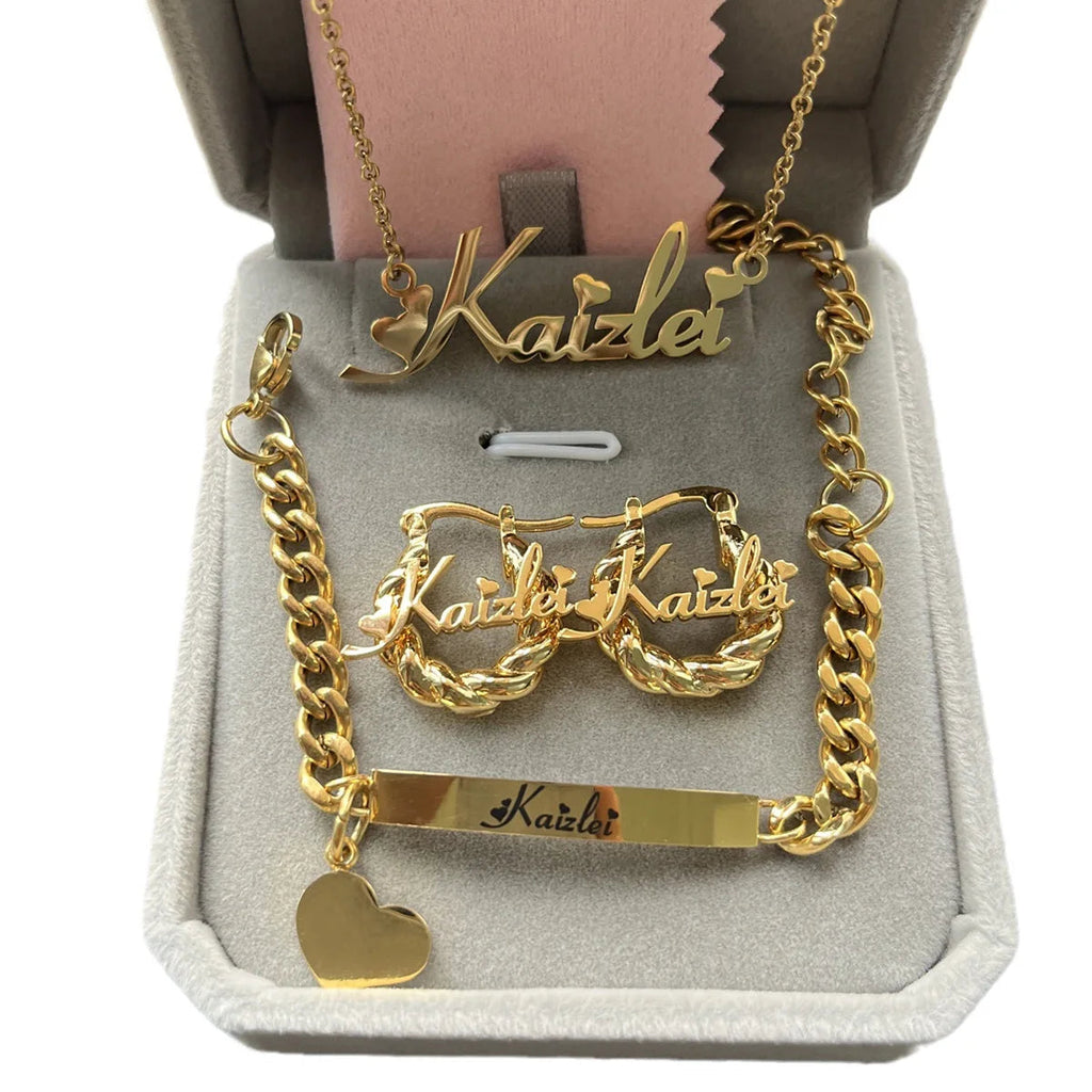 Adorable mini parure de bijoux personnalisée