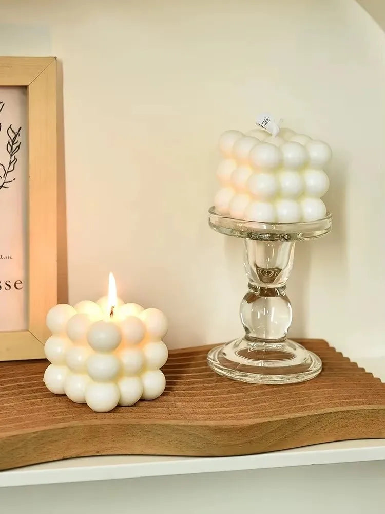 Bougie Parfumée Cube Blanc