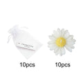 Lot de 1 pièce / 5 pièces / 10 pièces de bougies en forme de marguerite