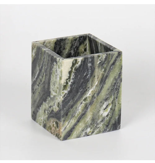 Pot en pierre naturelle Calacatta Viola, marbre violet Onyx