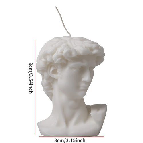 Bougie Parfumée David — Style Nordique, Cire de Soja & Déco Bureau