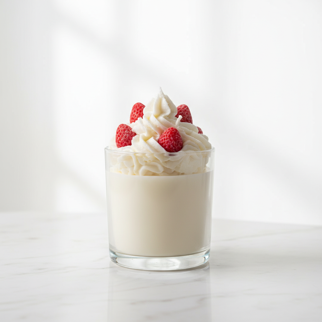 Bougie Parfumée Fraises & Crème