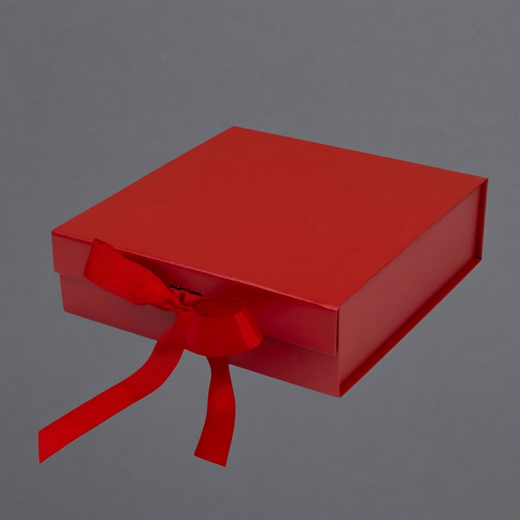 Coffret Cadeau Rouge — Emballage Premium