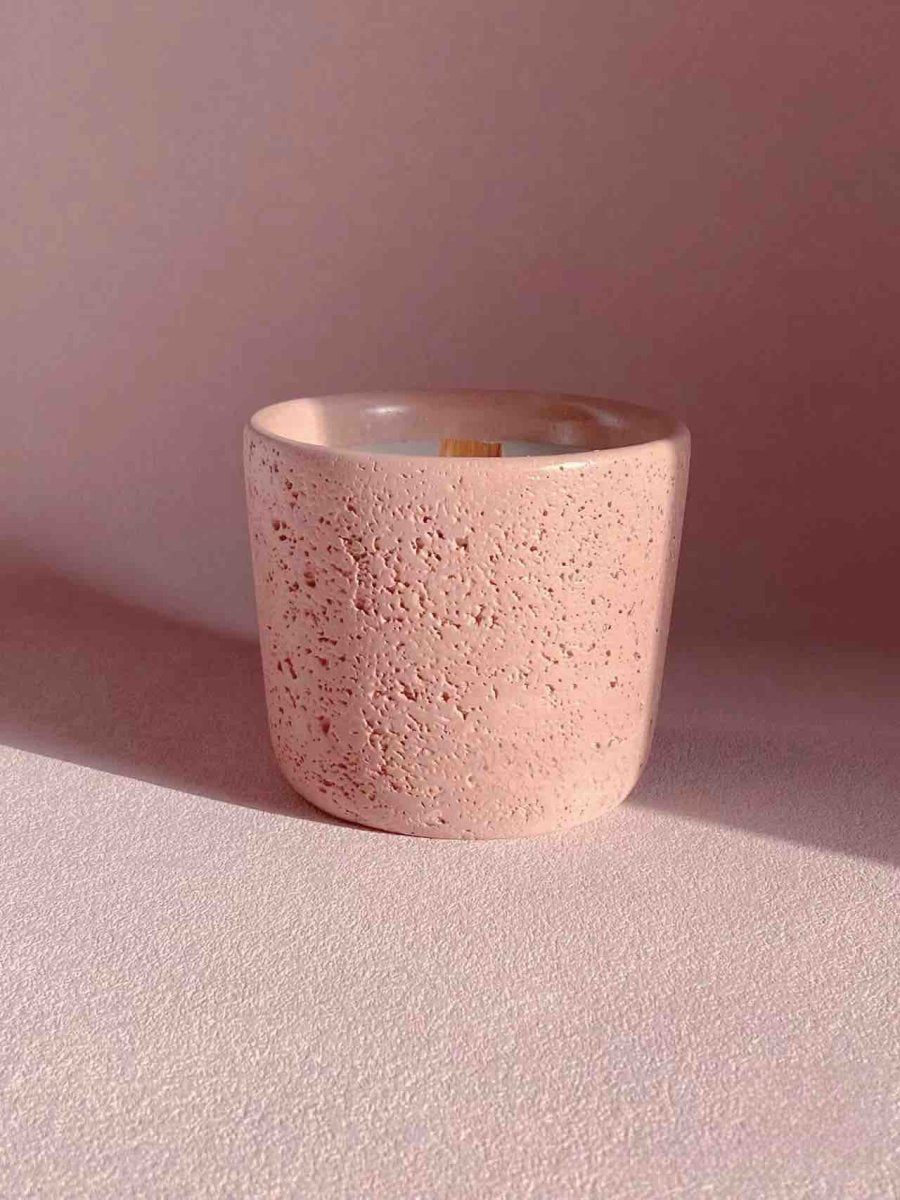 Bougie Parfumée Souffle de Nature — Alpes | Sauge & Bergamote, Mèche en Bois